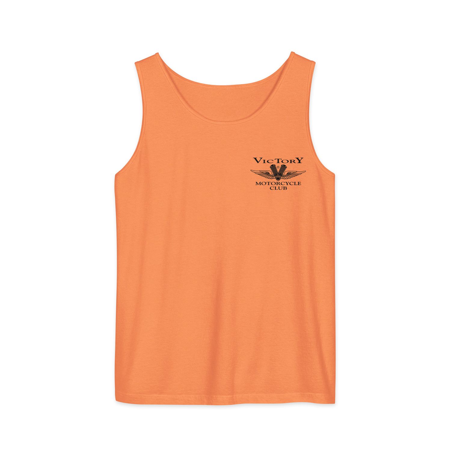Unisex garment-dyed tank top, Black Logo Unisex garment-dyed tank top, Black Logo