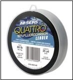 QUATTRO 100% FLUOROCARBON LEADER 25 YARDS