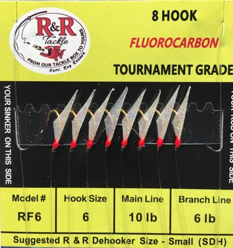 R&R Fluorocarbon Sabiki RF6