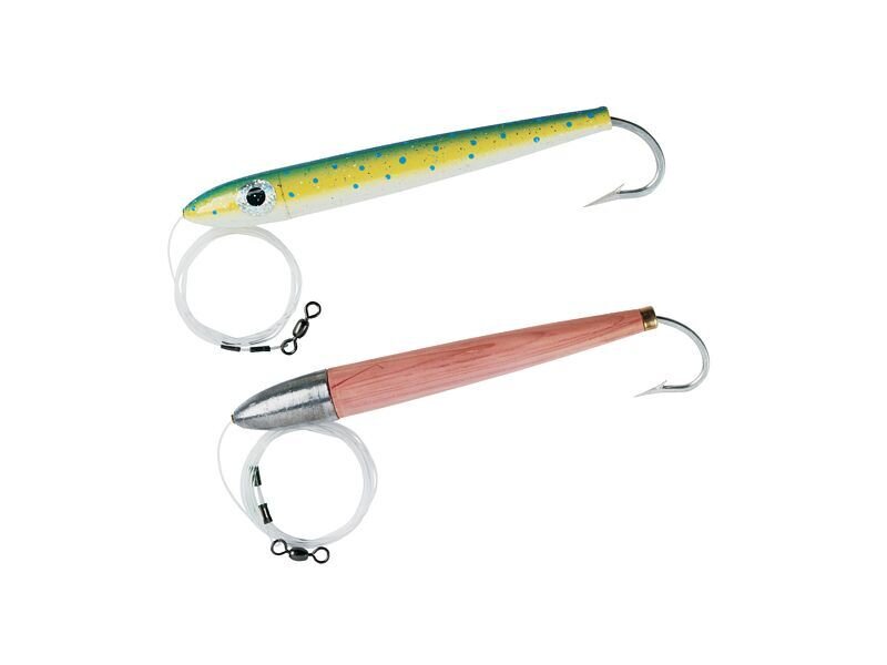 Sea Striker Cedar Plug Rigged
