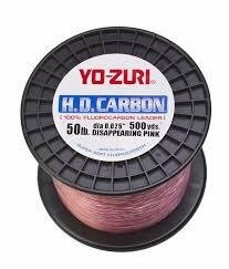 Yo-Zuri HD Carbon 100% Fluorocarbon Leader Pink