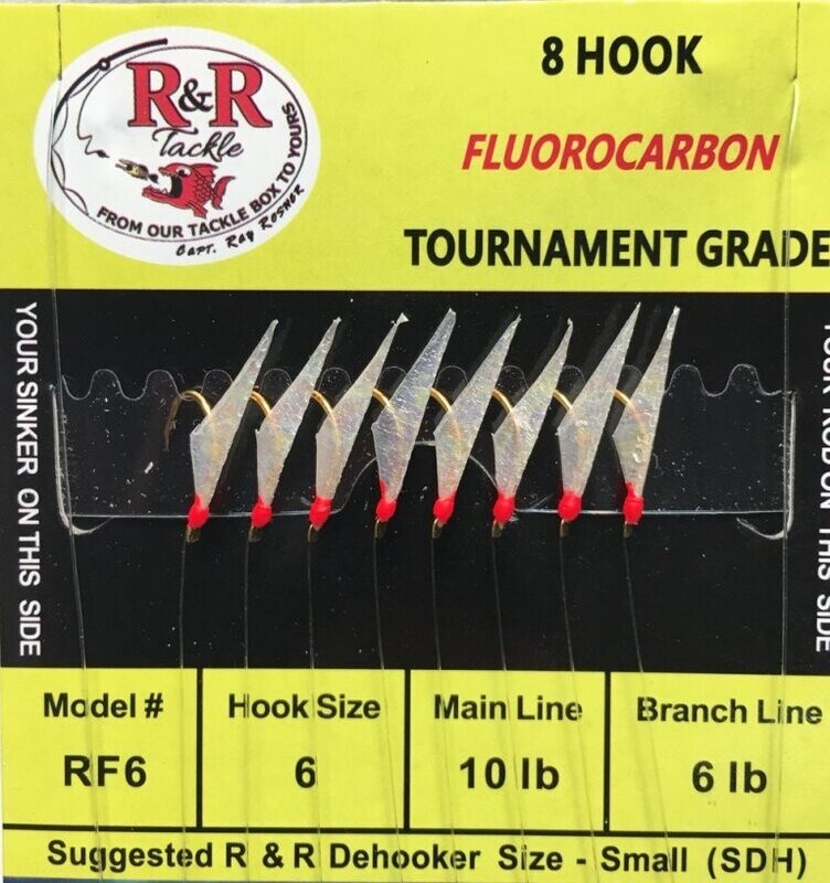 R&R Fluorocarbon Sabiki RF6