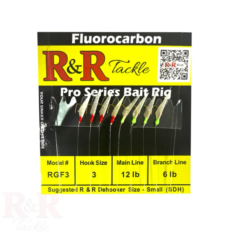 R&R Fluorocarbon Sabiki Pro Series RGF5