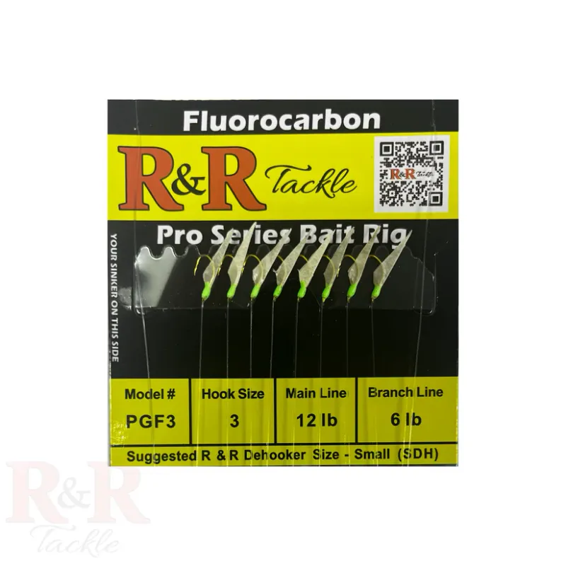 R&R Fluorocarbon Sabiki Pro Series PGF5