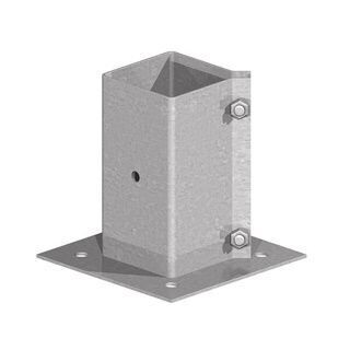 Galvanised Timber Shoe - 100x100