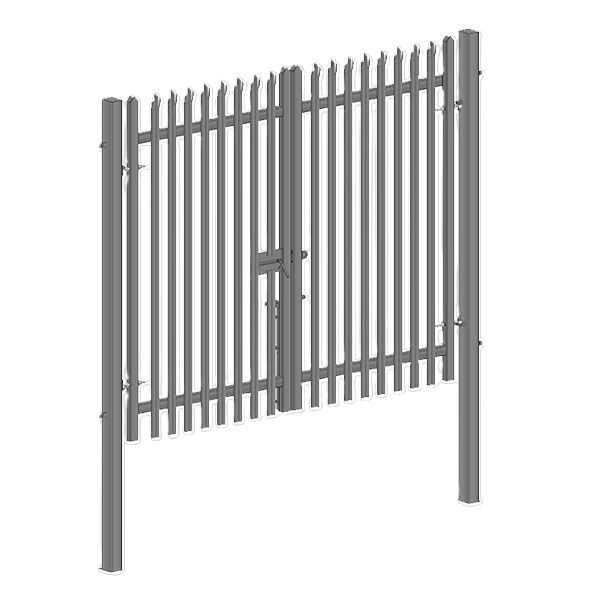 Double Palisade Gate - 2m wide