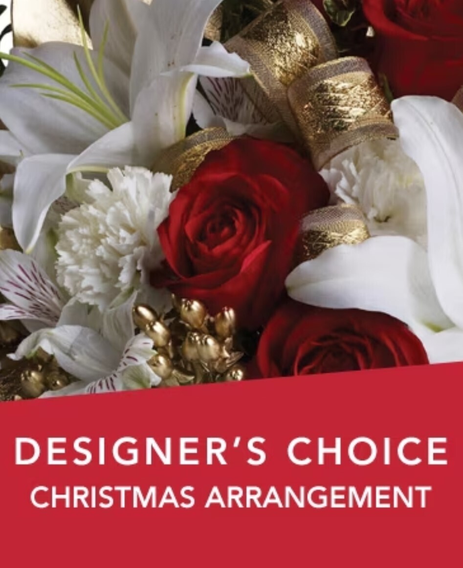 Designer's choice christmas arrangement