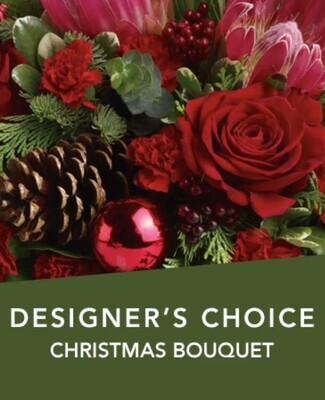 Designer's choice christmas bouquet