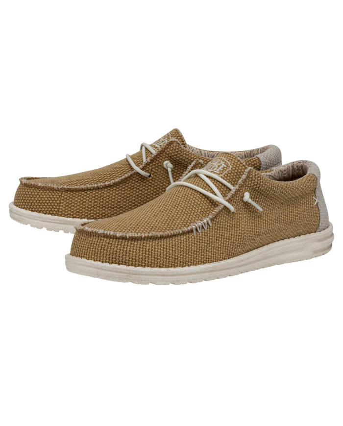 MOCASINES SIN CORDONES HEY DUDE WALLY BRAIDED OCRE