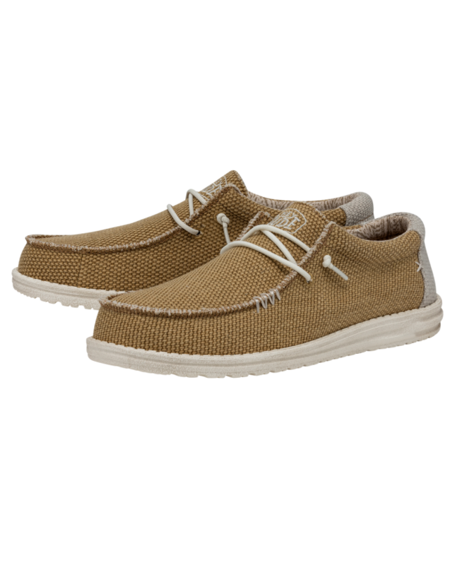 MOCASINES SIN CORDONES HEY DUDE WALLY BRAIDED OCRE