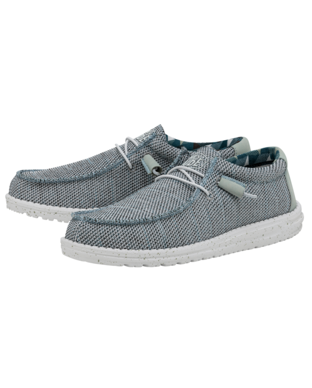 MOCASINES SIN CORDONES HEY DUDE WALLY SOX - ICE GREY