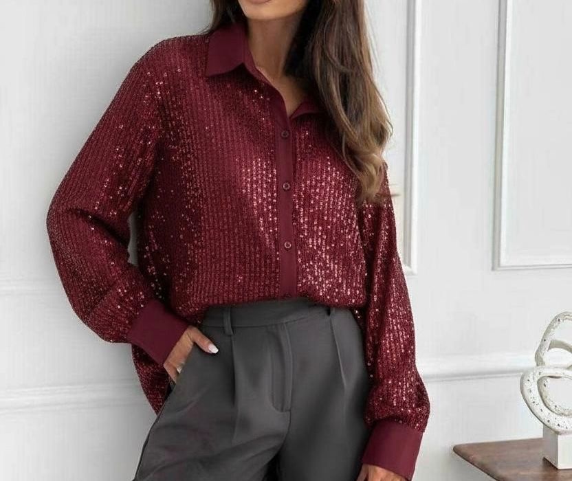 Chemise bordeaux