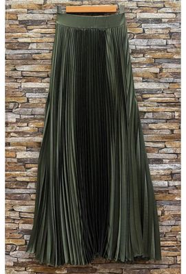 Jupe longue plissée