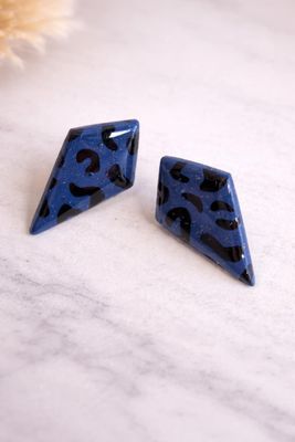 Clous d’oreilles Bleu Nuit