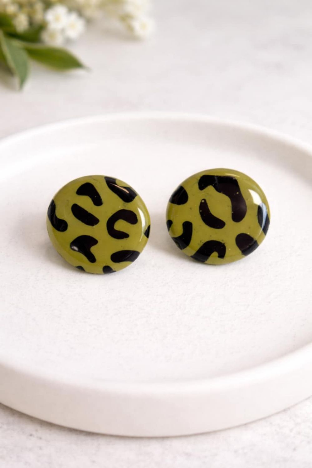 Boucles d’oreilles Léopard