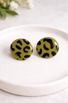 Boucles d’oreilles Léopard