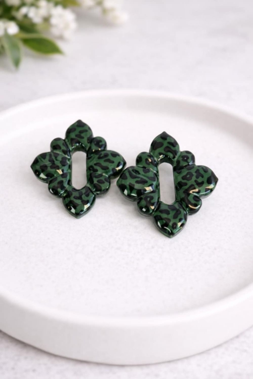 Pampilles vert et noir