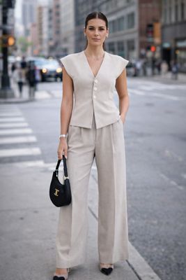 Ensemble tailleur taupe
