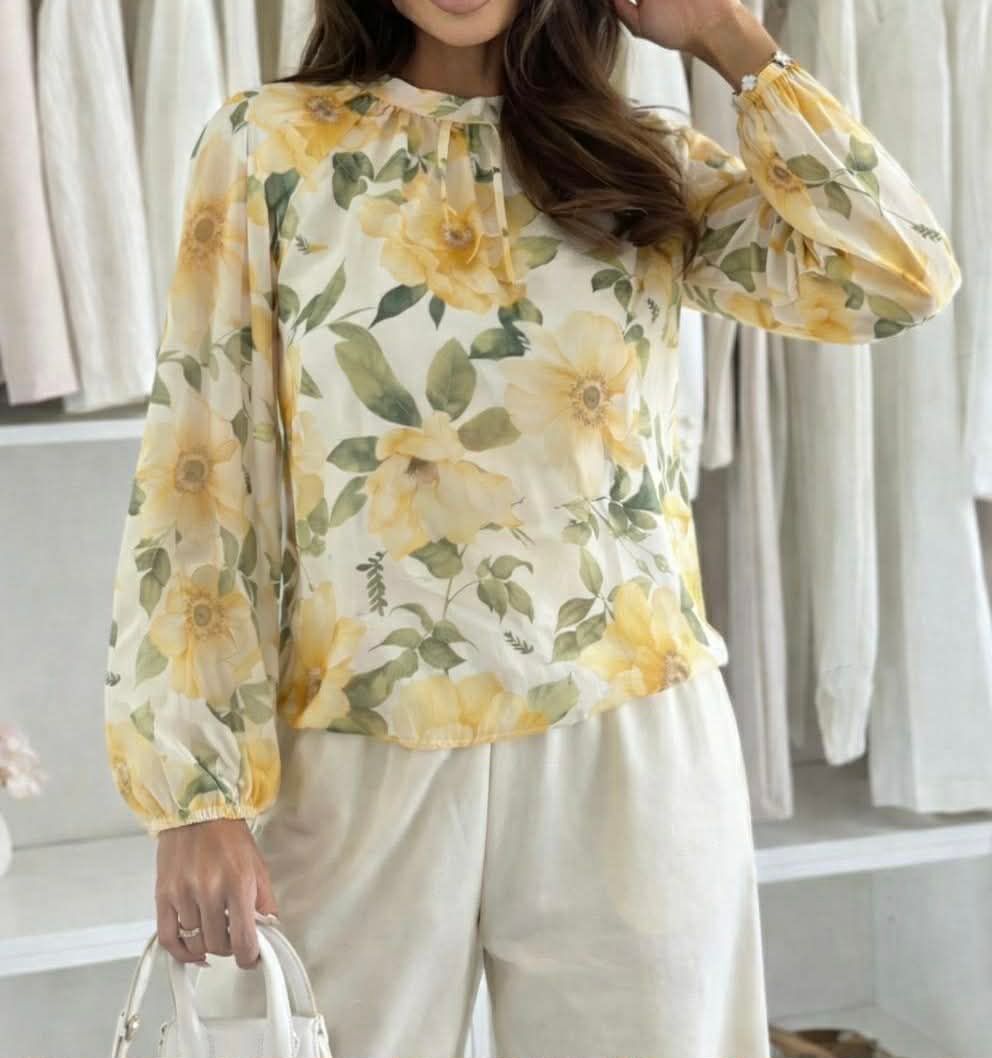 Blouse fleurie