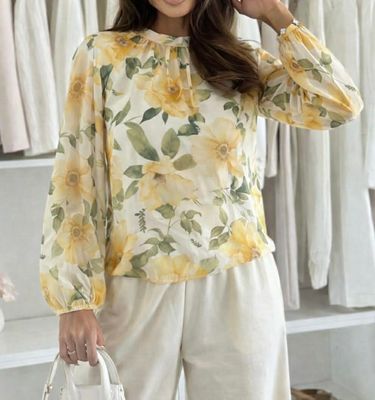 Blouse fleurie