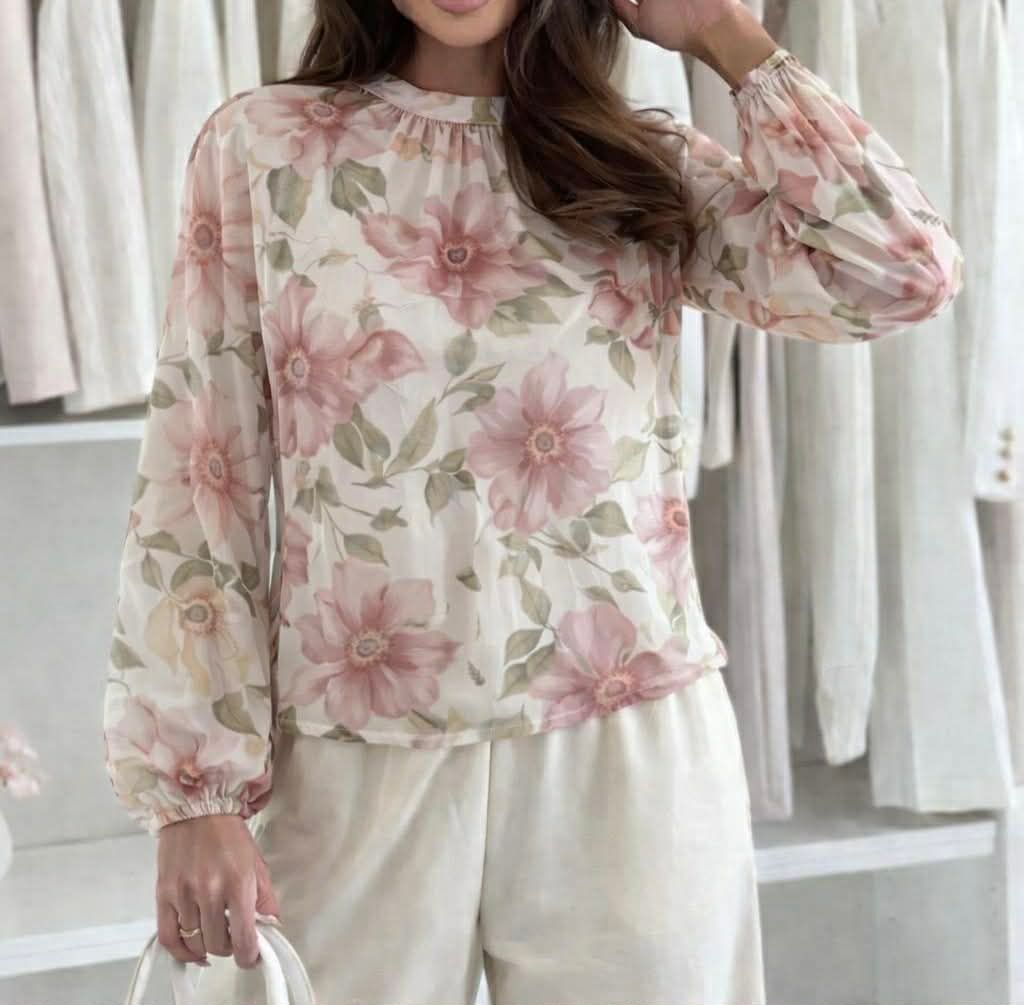 Blouse fleurie