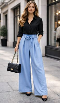 Pantalon large