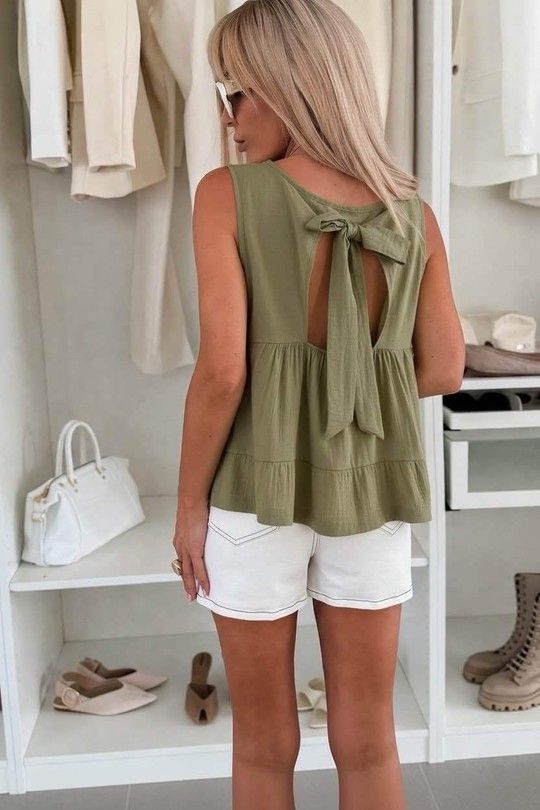 Blouse dos nu