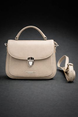 Sac à main beige