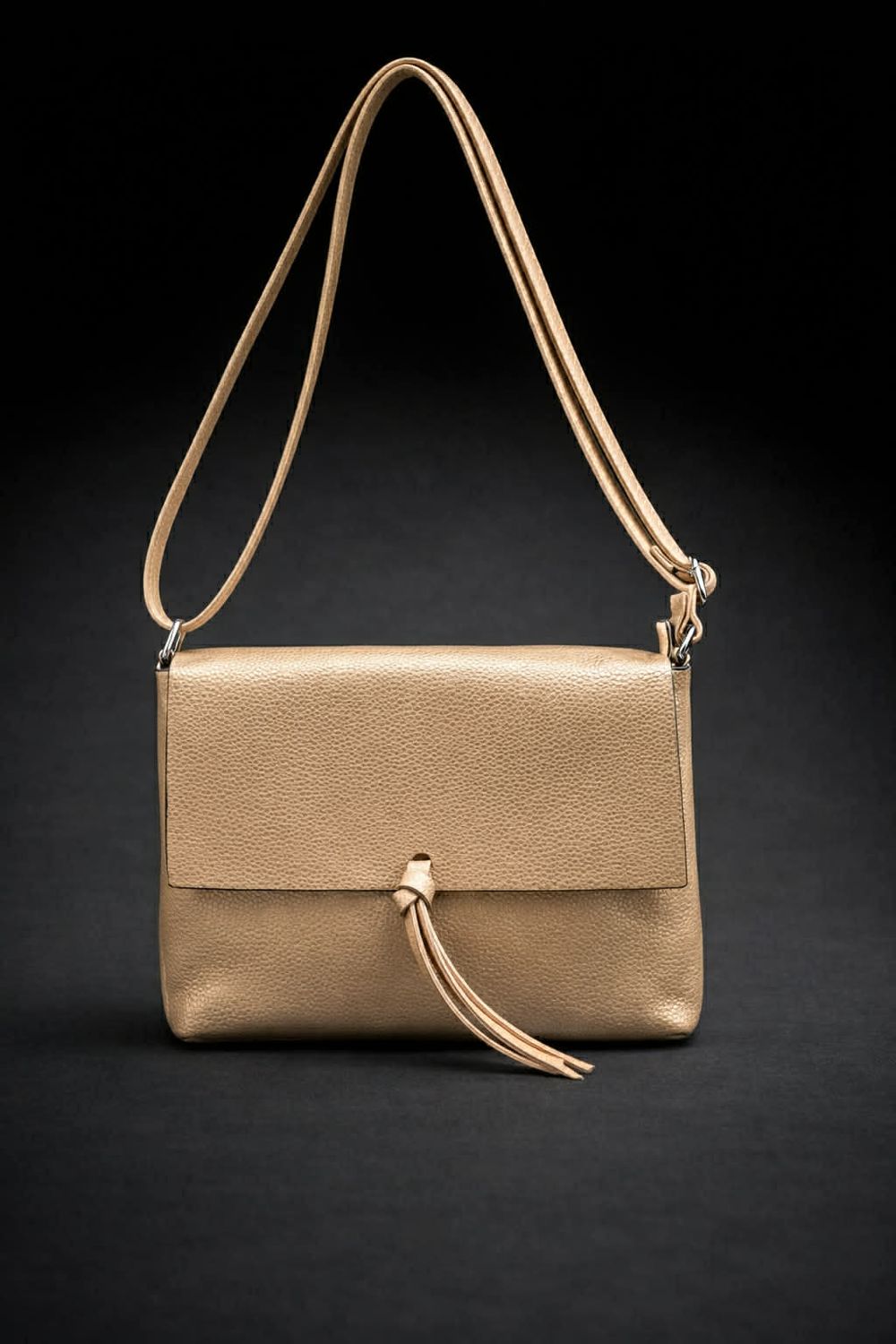 Sac en simili cuir taupe