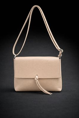 Sac en simili cuir beige