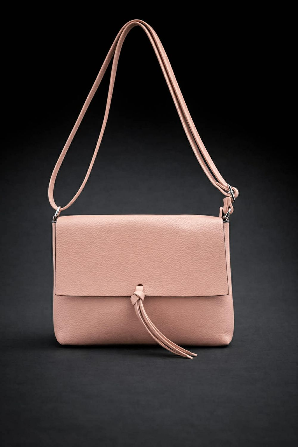 Sac en simili cuir rose