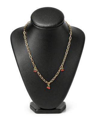 Collier cerise