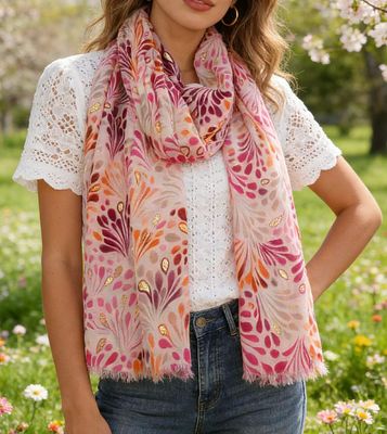 Foulard rose