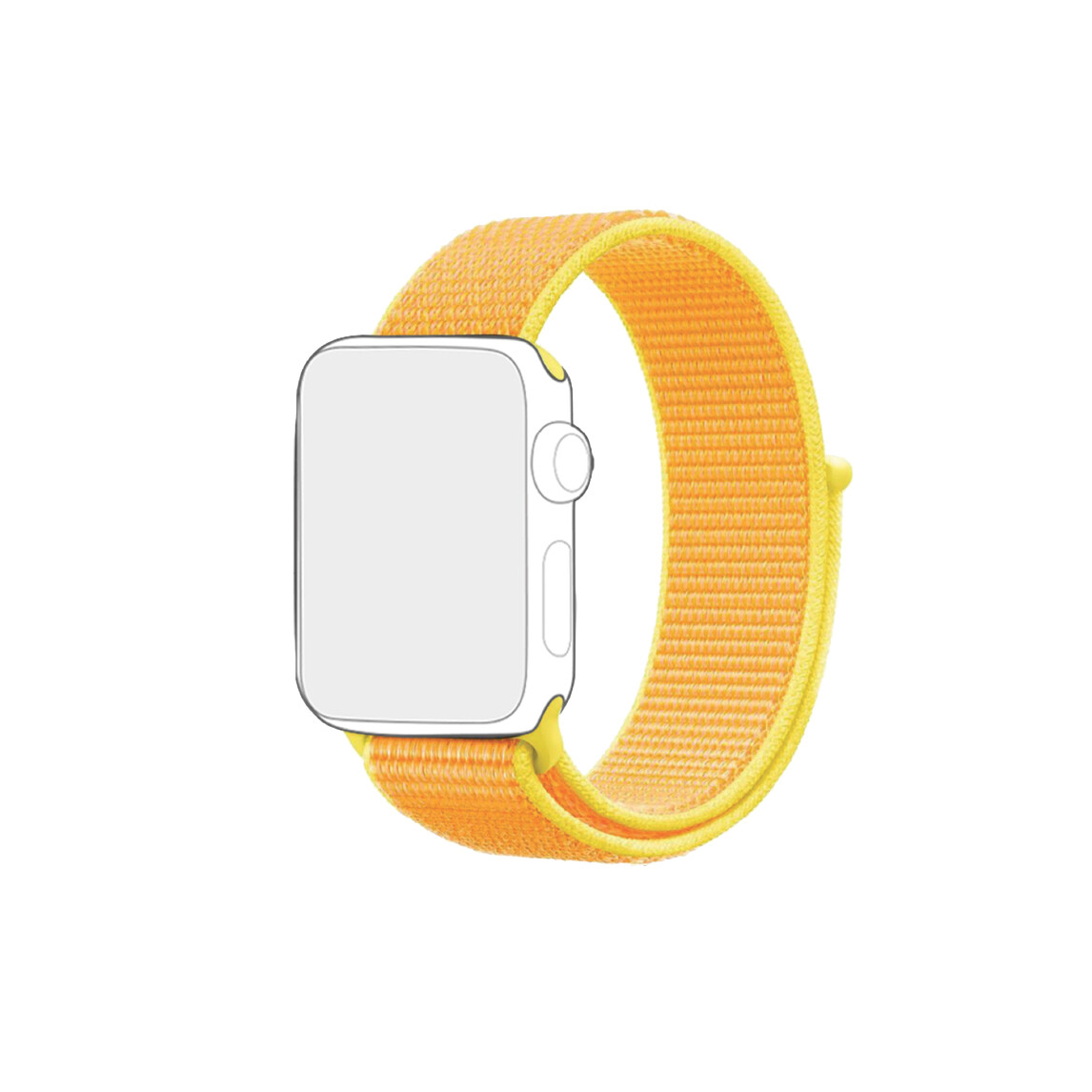 Yellow Apple Watch strap