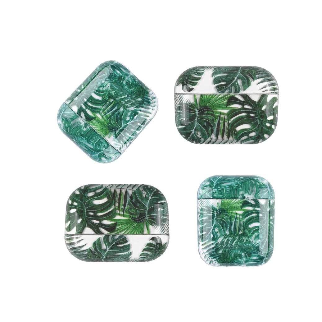 Clear Leaves case cover for Apple AirPods