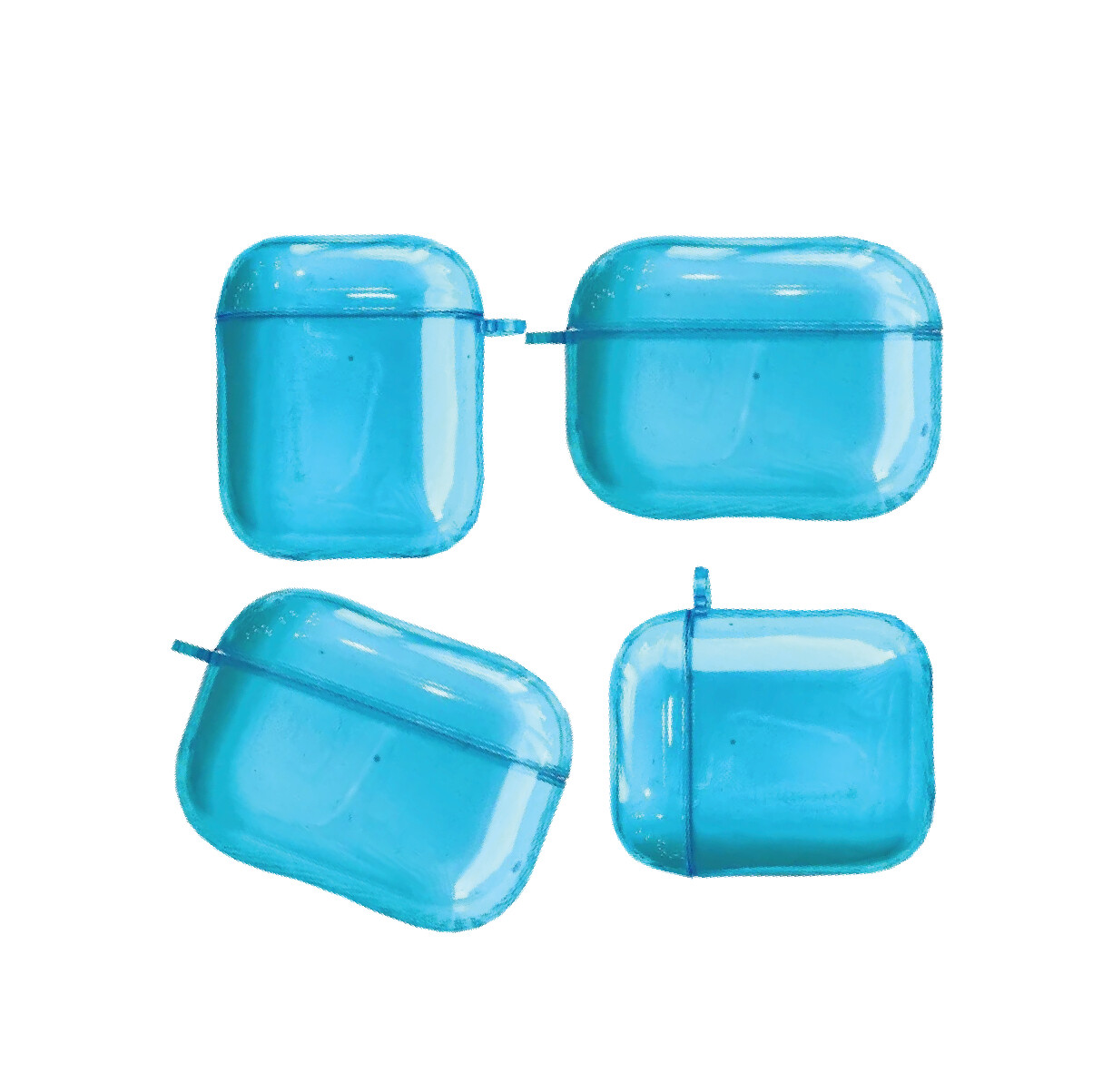 Neon Blue case cover for Apple AirPods