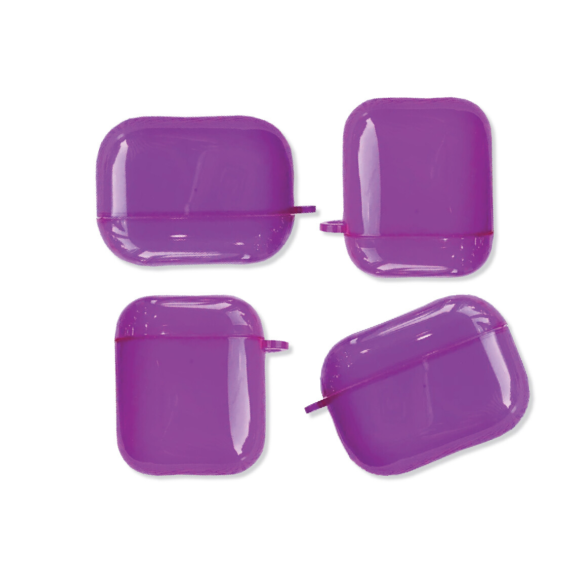 Neon Purple case cover for Apple AirPods