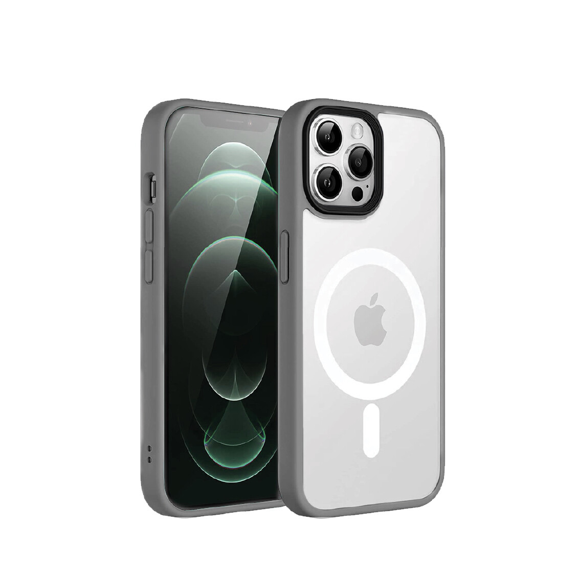 Grey MagSafe cover for Apple iPhone