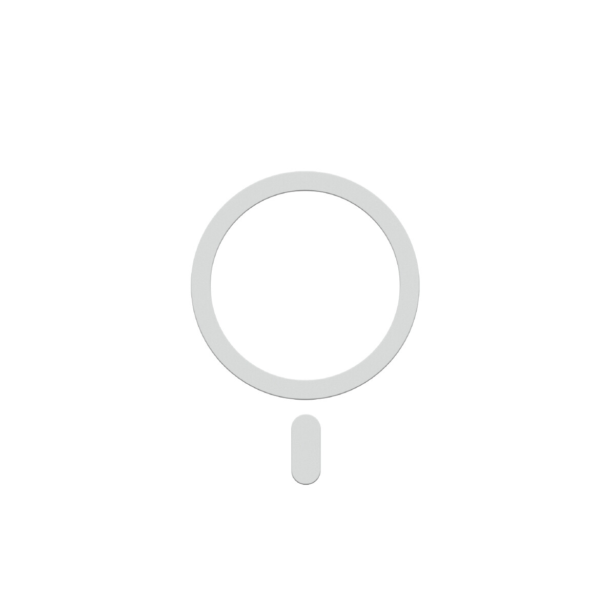 MagSafe White Xtra strong magnetic phone case Sticker