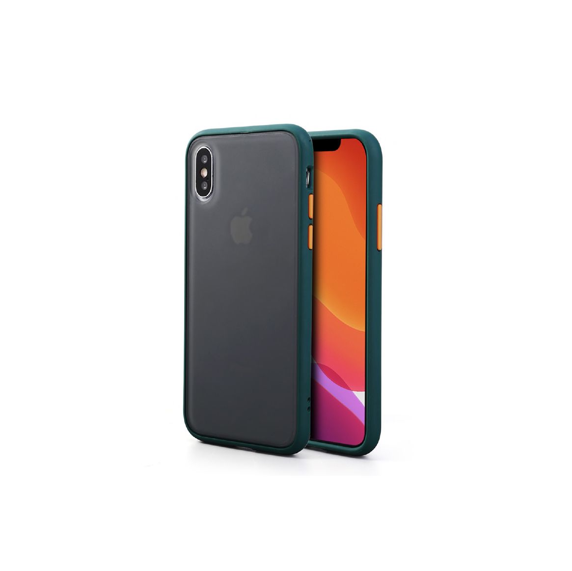 Bold Dark Green iPhone covers