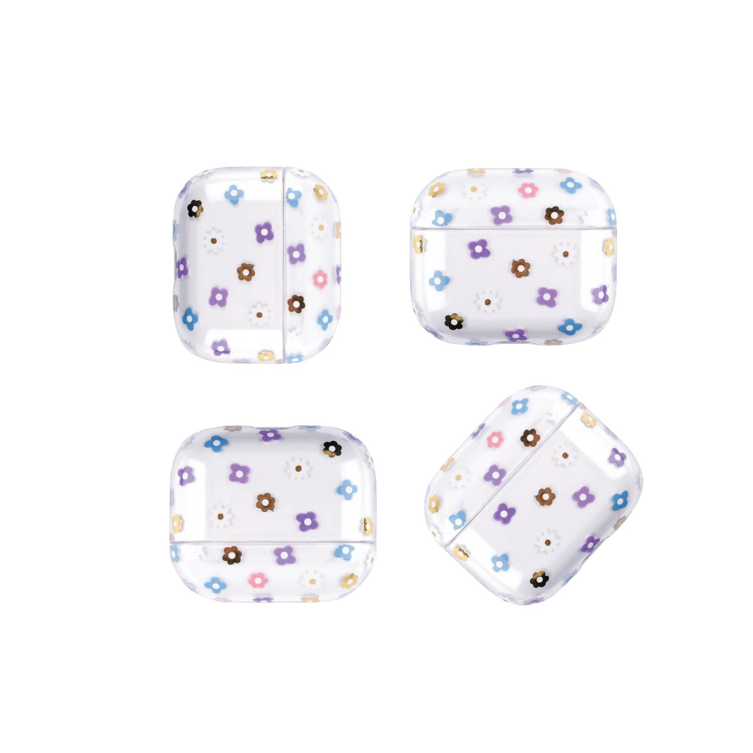 Clear Daisy case cover for Apple AirPods