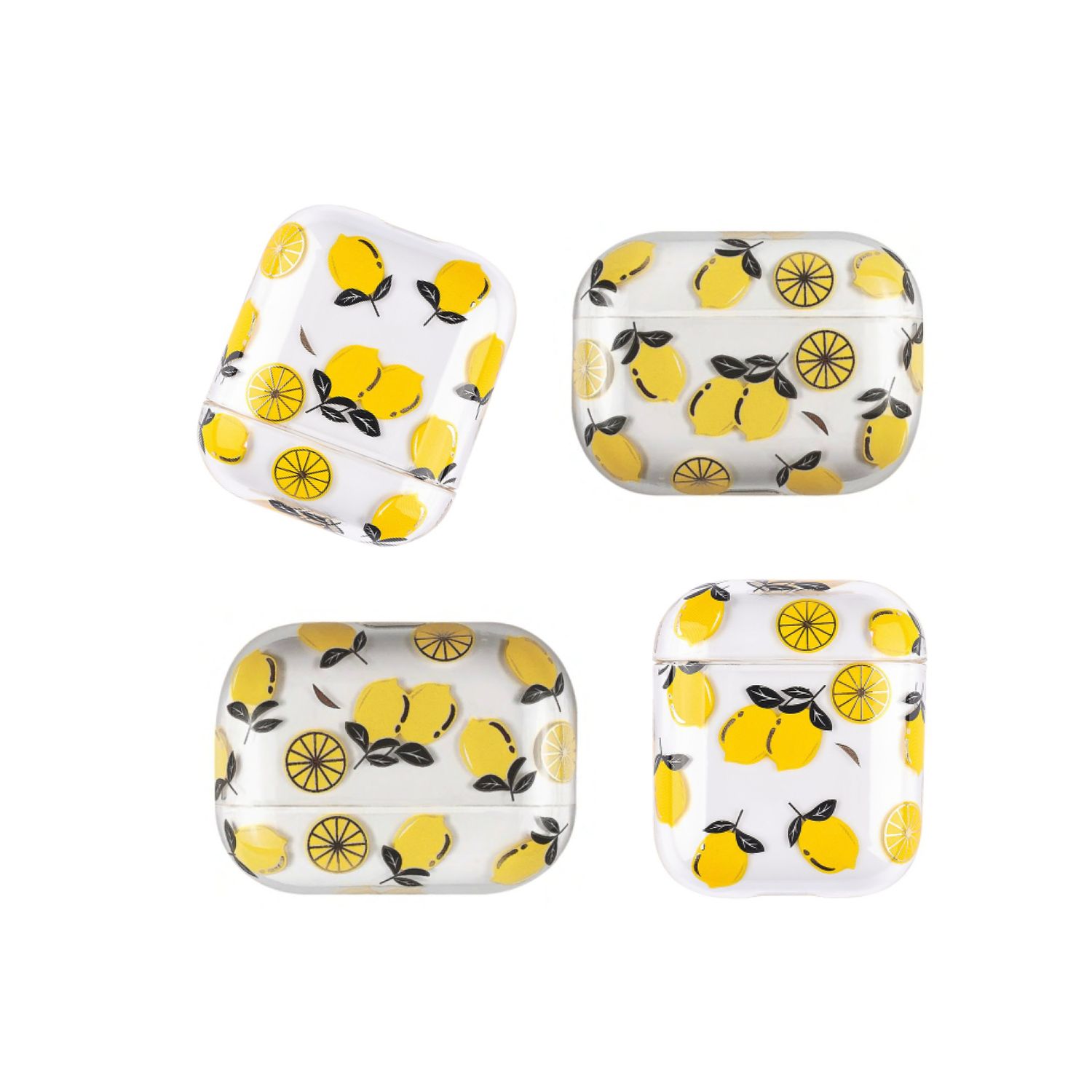 Clear Lemon case cover for Apple AirPods