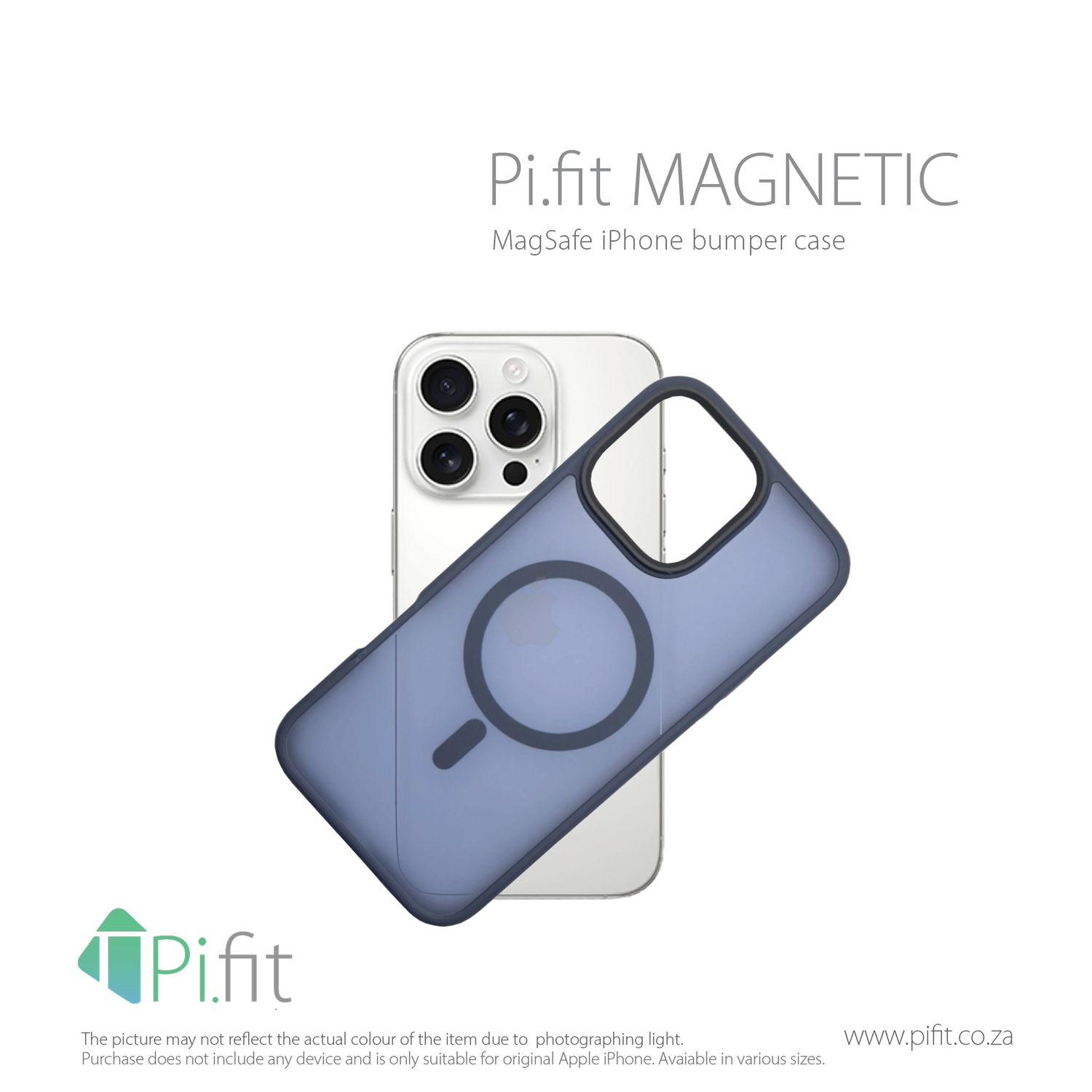 Blue MagSafe cover for Apple iPhone