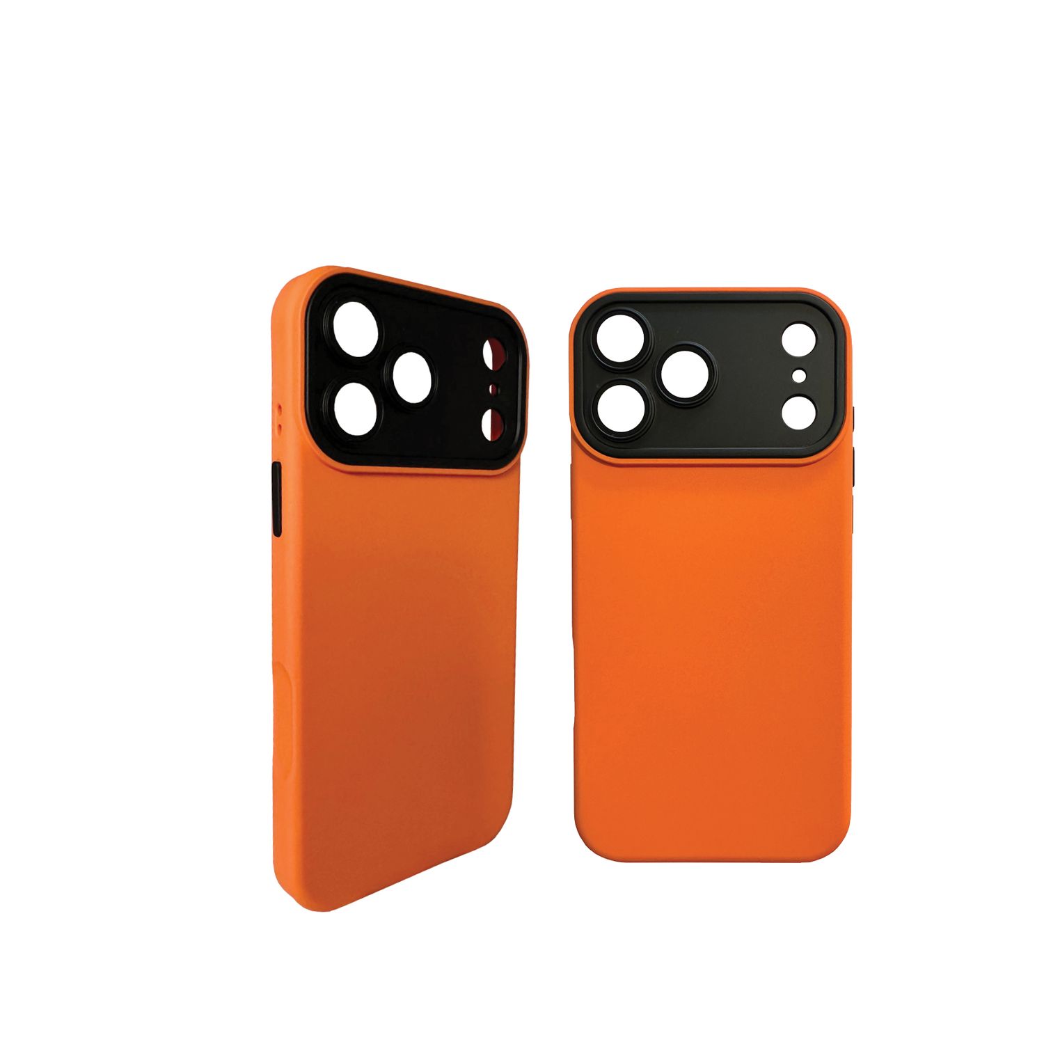 Two-Tone  Orange | Black iPhone covers