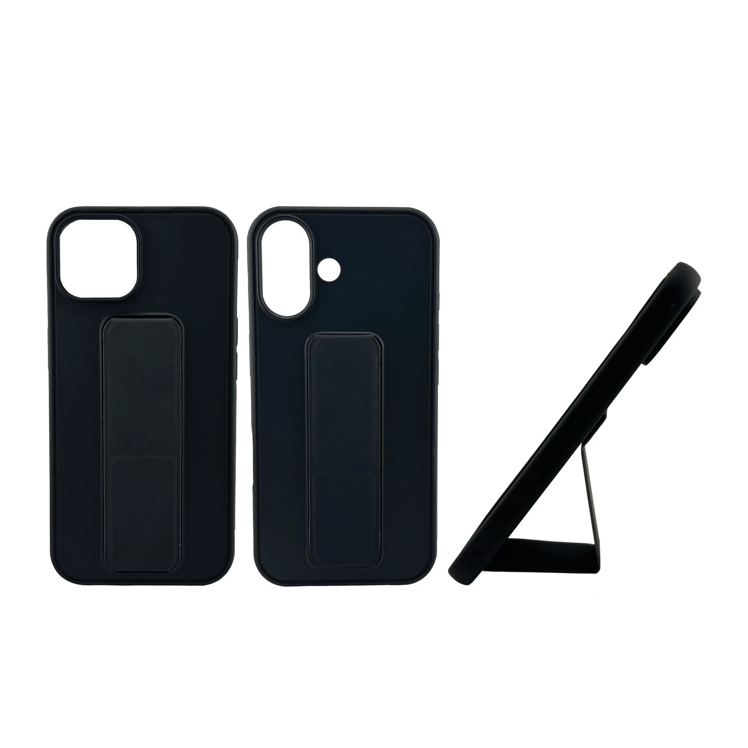 Built in stand Black cover for Apple iPhone