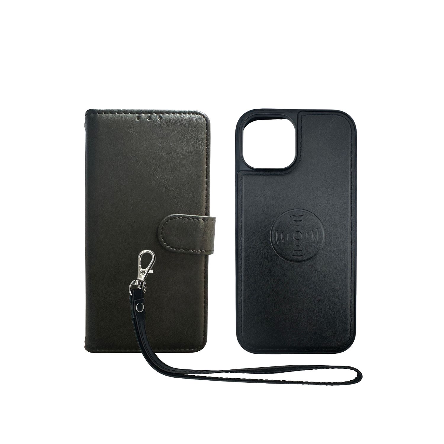Case wallet Black for for Apple iPhone