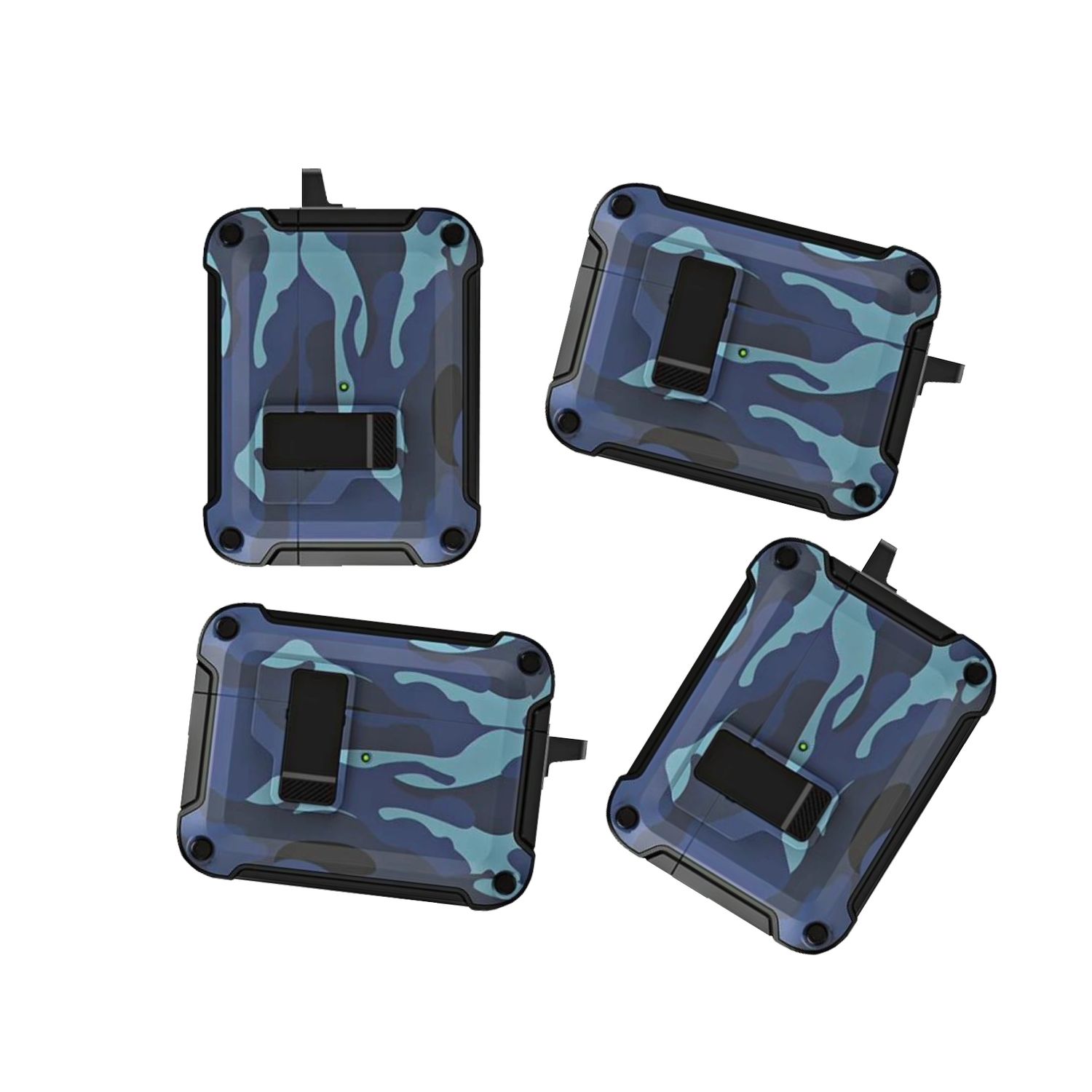 Camo Blue case for Apple AirPods