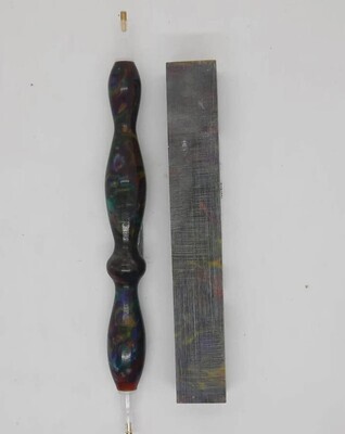 Circus Color Swirl  - Handcrafted Custom Diamond Painting Pen