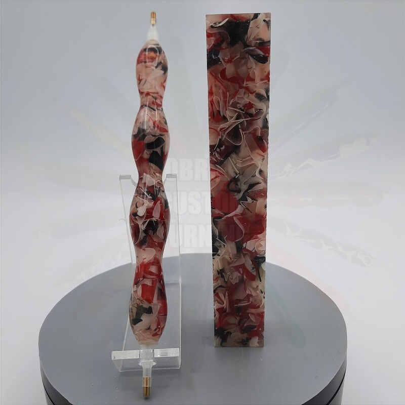 Cozy Fire Coral Reef - Handcrafted Custom Diamond Painting Pen