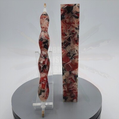 Cozy Fire Coral Reef - Handcrafted Custom Diamond Painting Pen